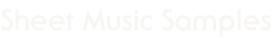 Sheet Music Samples