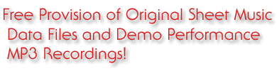 Free Provision of Original Sheet Music Data Files