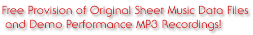 Free Provision of Original Sheet Music Data Files